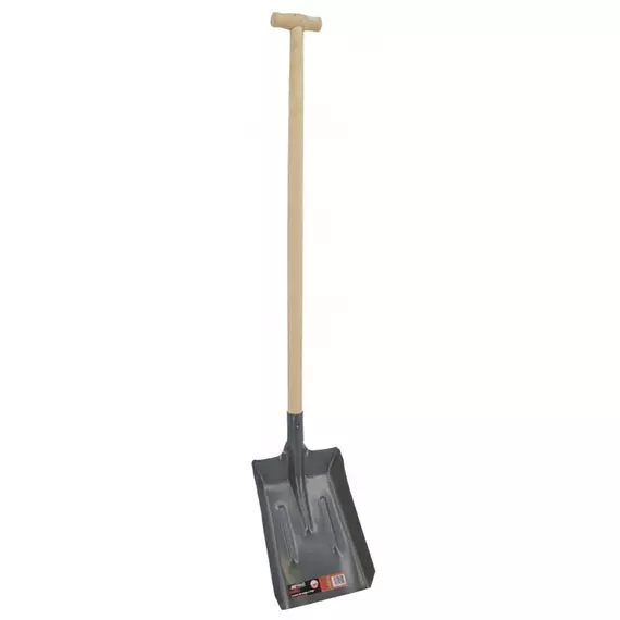 AWTools T100 lapát fa nyéllel, T-markolat, 1.2m, 30×40cm