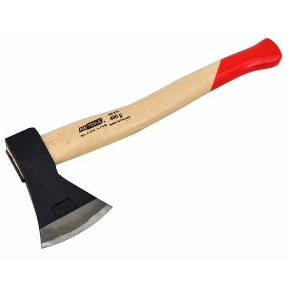 AWTools Black Line fejsze, fa nyél, 34cm, 400g