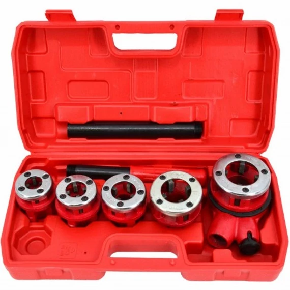 AWTools csőmenetmetsző készlet, 3/8"-1.1/4", 7db