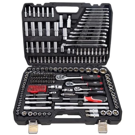 AWTools szerszámkészlet, 1/2&quot;, 3/8&quot;, 1/4&quot;, 216 részes