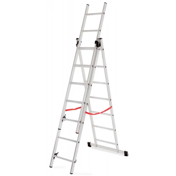 AWTools létra, 3 részes, alumínium, 150kg, 3x7 fok
