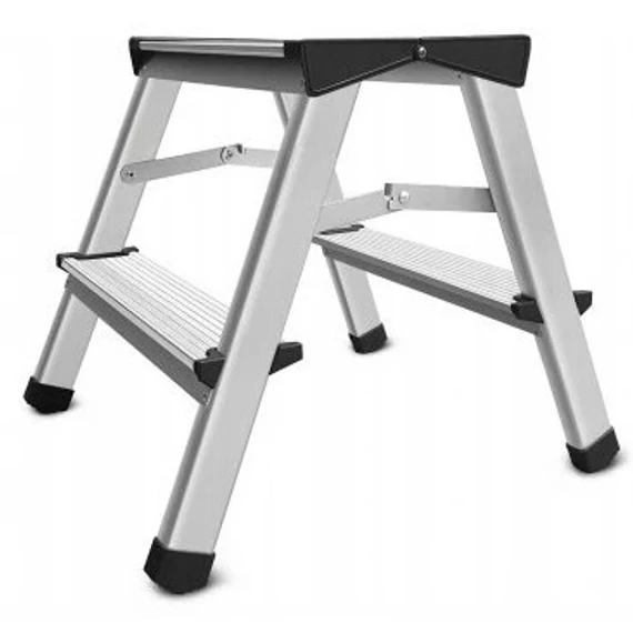 AWTools létra, alumínium, kétágú, 150kg, 2 fokos