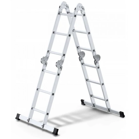 AWTools univerzális létra-állvány, alumínium, 150kg, 4x3 fok