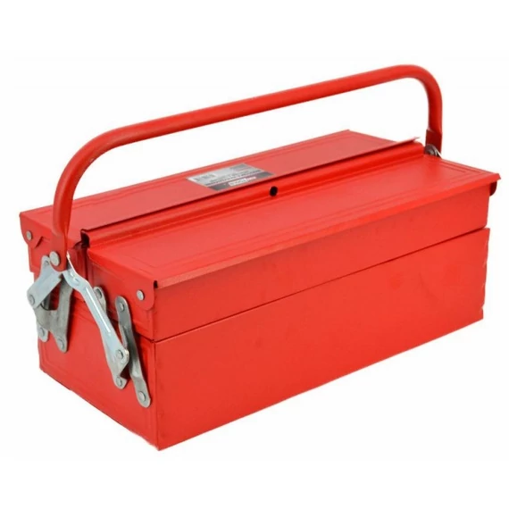 AWTools szerszámosláda, acél, 53x22x16cm, 3 rekesz