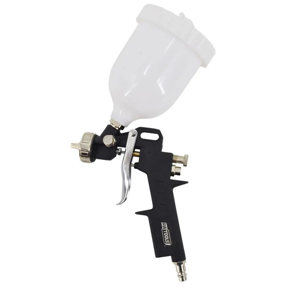 AWTools S-990G festékszóró pisztoly, felső tartályos, 0.6L, 2mm, 1/4&quot;