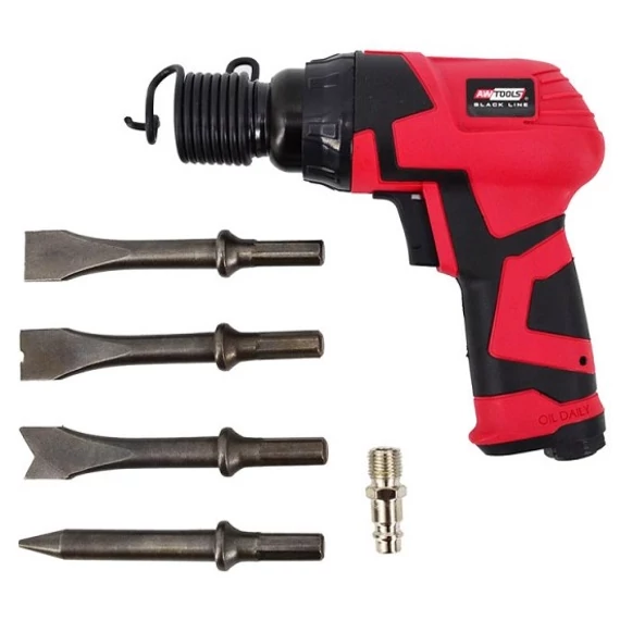AWTools pneumatikus vésőkalapács készlet, 1/4&quot;