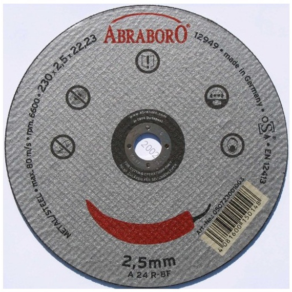 Abraboro Chili fémvágó korong 230x2.5mm