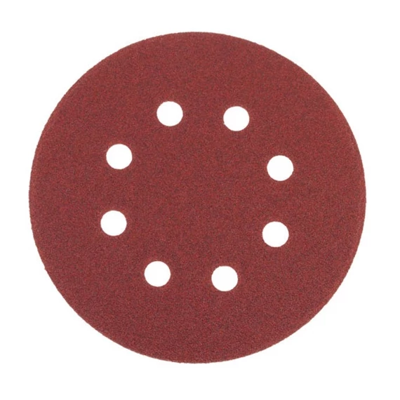 Abraboro KE-RG tépőzáras csiszolótányér, 6 lyukas, 150mm, P40