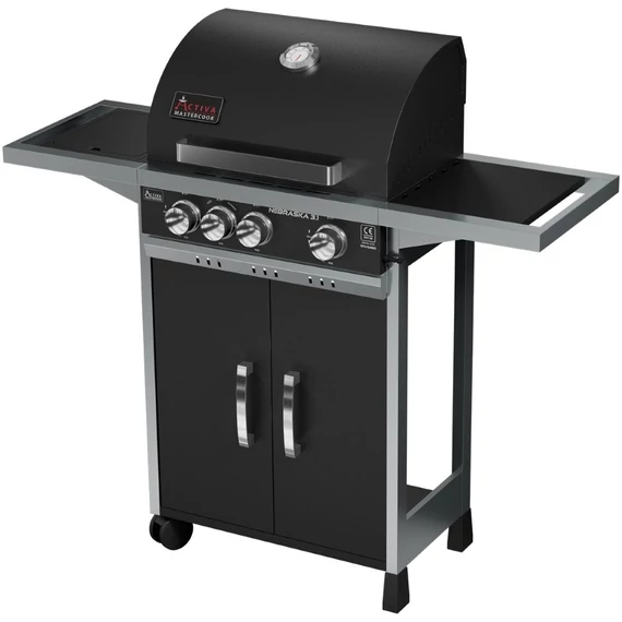 Activa Nebraska gázgrill oldalsó gázégővel, 8.4+2.8kW
