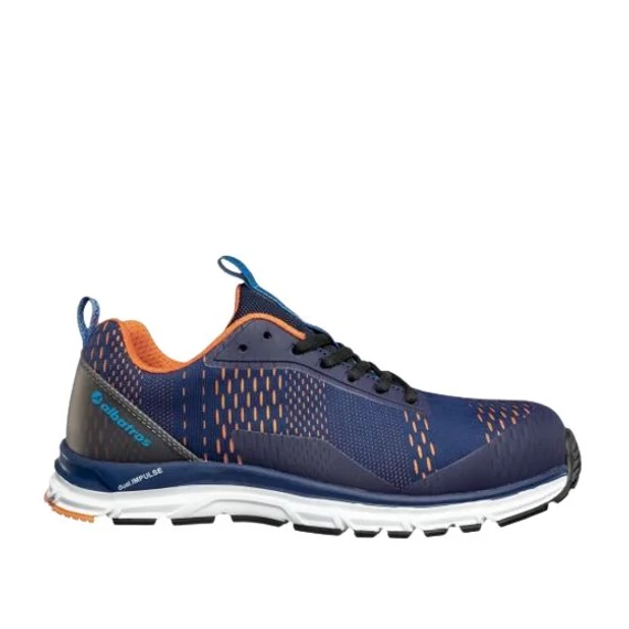 Albatros AER55 Impulse Blue Orange Low S1P ESD HRO SRA munkavédelmi cipő, 42