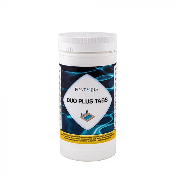 Pontaqua Duo Plus Tabs kettős hatású klóros fertőtlenítő, 5x200g