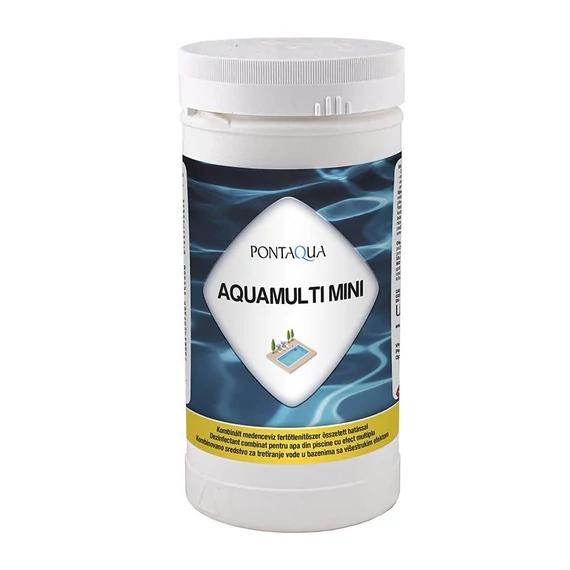 Pontaqua Aquamulti mini kombinált vízkezelő tabletta, kis medencékhez, 1kg
