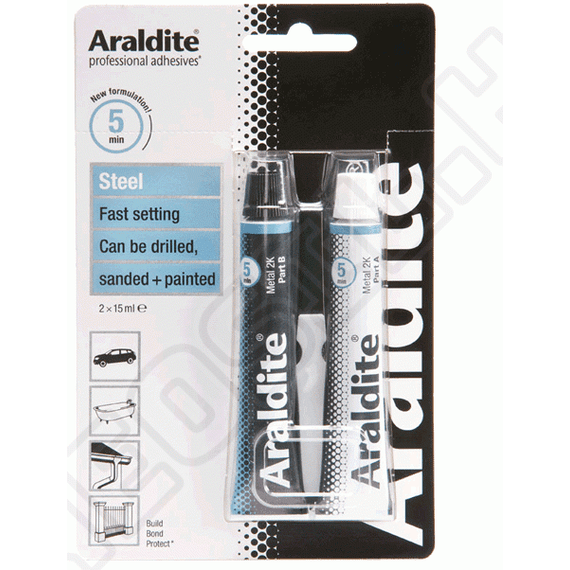 Araldite Metal ragasztó (folyékony fém) 2x15 ml 
