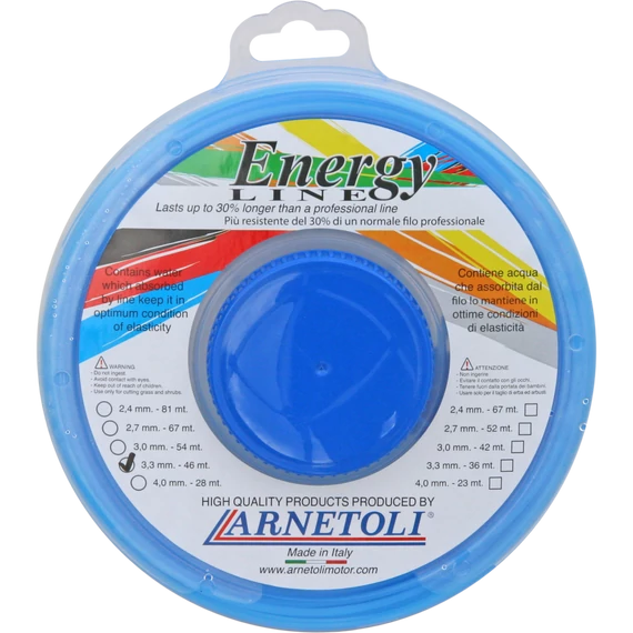Arnetoli Energy Line fűnykasza damil, kör, 2mm, 117m