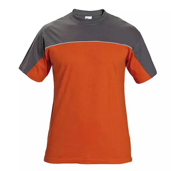Australian Line Desman trikó, pamut, szürke-narancssárga, M