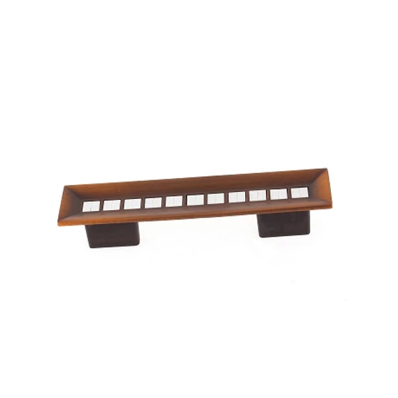 Titusz AK4033 bútorfogantyú 96mm, Kávé 