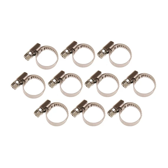BGS-8095-12x20 Tömlőbilincs, rozsdamentes 12x20mm (10 darabos)