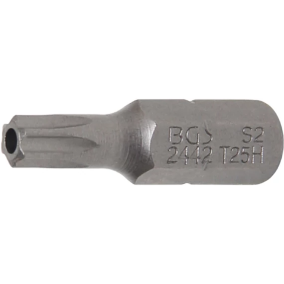 BGS-2442 T-profil behajtófej, külső hatszögletű 6,3mm (1/4") T25
