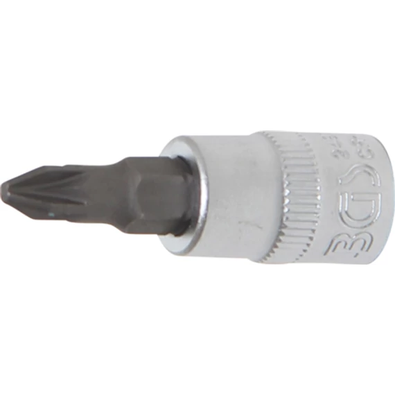 BGS-2491 Behajtófej, PZ2 csillag 6,3mm (1/4")