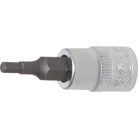 BGS-2497 Behajtófej, belső hatszögletű 6,3mm (1/4") 3mm