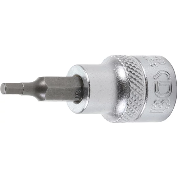 BGS-2576 Behajtófej, belső hatszögletű 10mm (3/8&quot;) 3mm