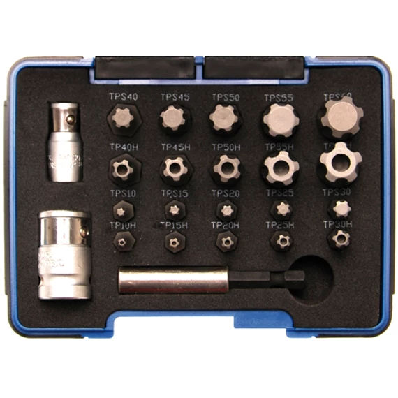 BGS-4993 Behajtófej készlet (Torx Plus) 23 darabos