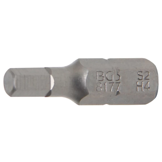 BGS-8177 Behajtófej, külső hatszögletű 6,3mm (1/4") belső hatszögletű 4mm