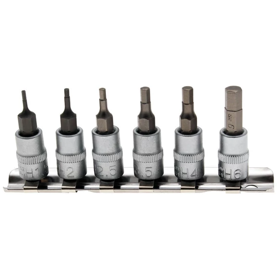 BGS-5151 Imbusz kulcs készlet 1/4" adapter 1,5-6 mm