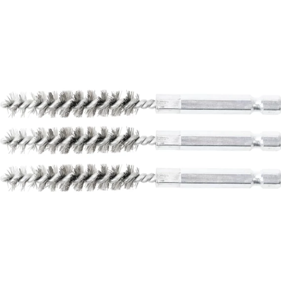 BGS-3078-10-S Acélkefe 10mm (1/4&quot; befogás) 3 részes