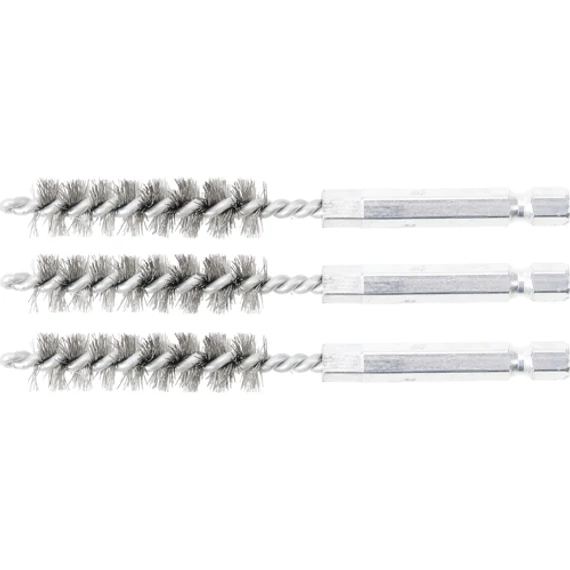 BGS-3078-11-S Acélkefe, 11mm (1/4" befogás) 3 részes