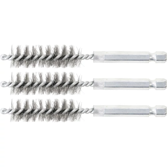 BGS-3078-14-S Acélkefe, 14mm (1/4&quot; befogás) 3 részes