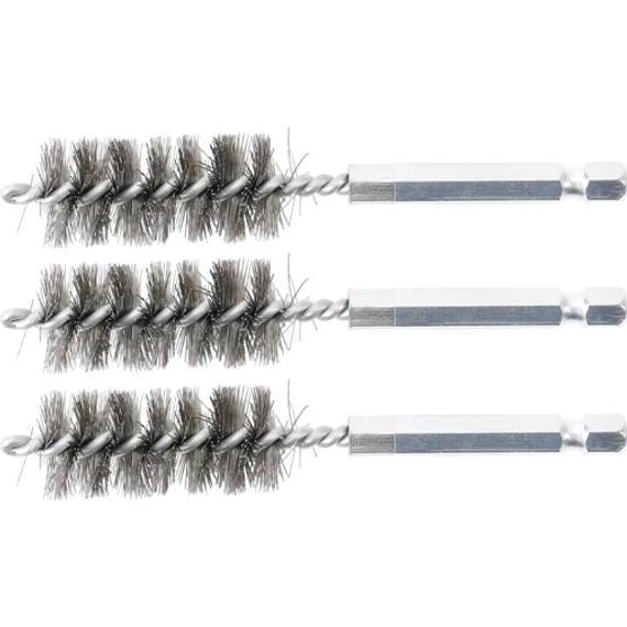 BGS-3078-17-S Acélkefe, 17mm (1/4" befogás) 3 részes