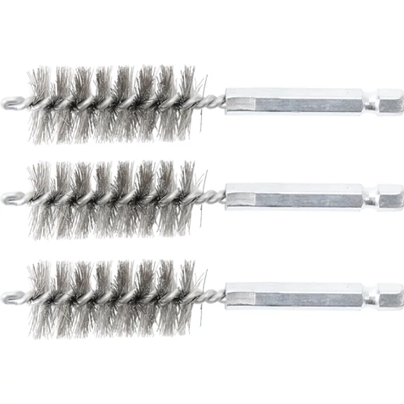 BGS-3078-19-S Acélkefe, 19mm (1/4" befogás) 3 részes