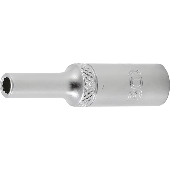 BGS-10707 dugókulcs, tizenkétszögletű, mély 1/4", 7mm