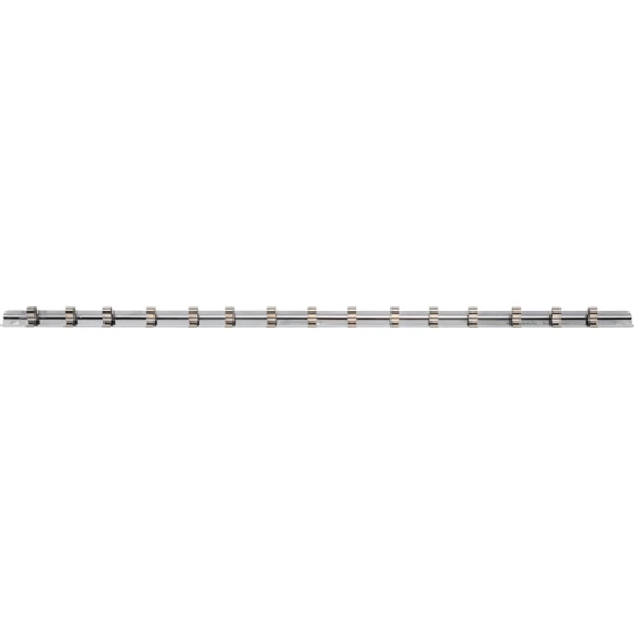 BGS-2120 Dugókulcstartó sín, 15 kapoccsal 6,3mm (1/4&quot;)