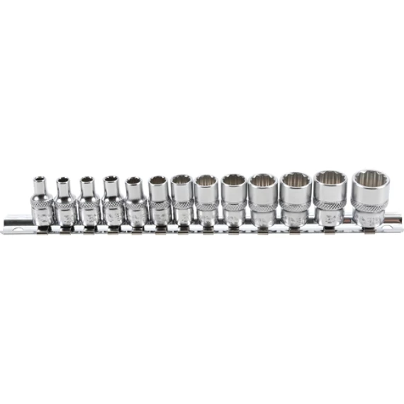 BGS-2269 Dugókulcskészlet 6,3mm (1/4") 4-14mm, 13 darabos