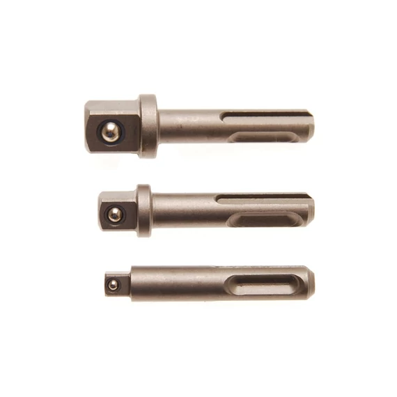 BGS-8214 Adapterkészlet SDS 6,3mm (1/4&quot;) 10mm (3/8&quot;) 12,5mm (1/2&quot;) 3 darabos
