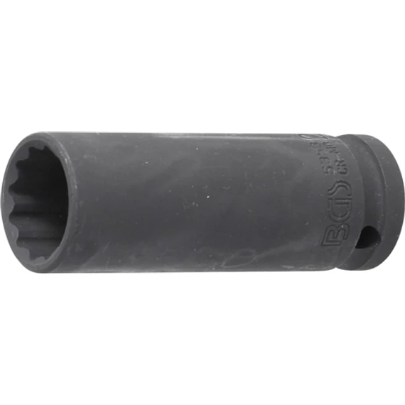 BGS-5353 Levegős dugókulcs tizenkétszögletű, mély 12,5mm (1/2&quot;) 21mm
