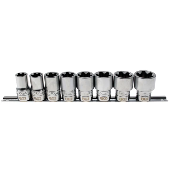 BGS-8806 Dugókulcs készlet 1/2" Torx Plus 18EP-32EP 8 részes