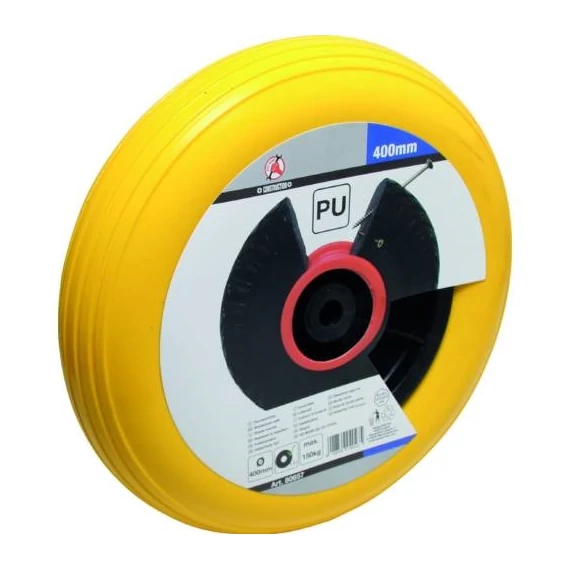 BGS-80657 PU talicska kerék sárga 400 mm