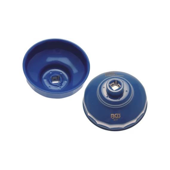 BGS-9077 Olajszűrő kupak 76mm, 15 szög  (3/8&quot;)