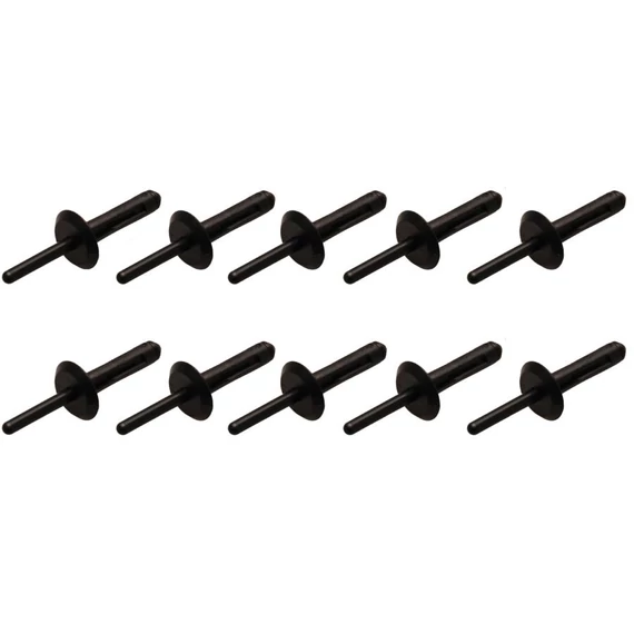 BGS-8463-4 Műanyag szegecs készlet 6,3x25,2mm (10db)