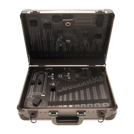 BGS-15501-LEER Üres aluminium koffer BGS-15501