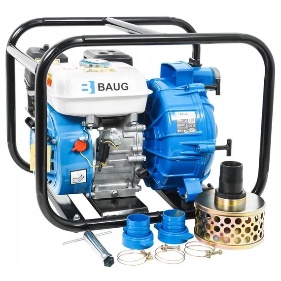 Baug benzines szennyvízszivattyú, négyütemű, 2&quot;, 5.6kW