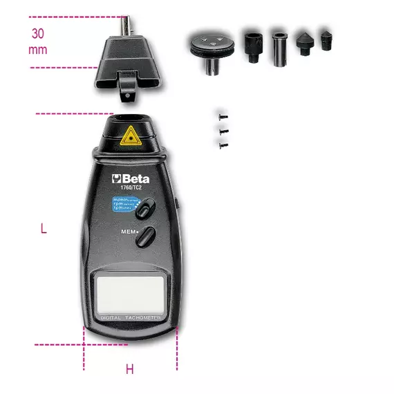 Beta 1760/TC2 digitális fordulatszámmérő műszer