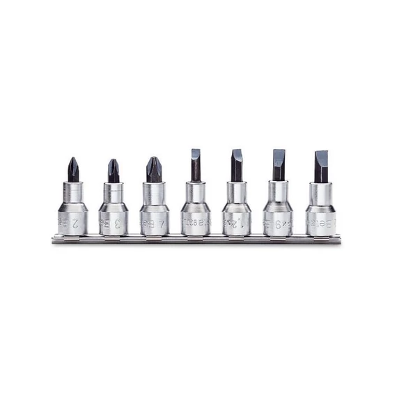 Beta 920LH/SB7 7 részes 1/2&quot; bitfej készlet hasítottfejű és Phillips®-csavarokhoz