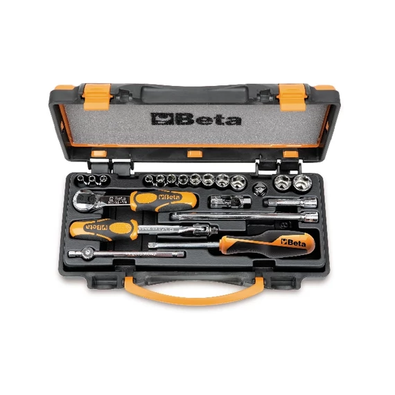 Beta 900/C13-8 21 részes 1/4&quot; dugókulcs készlet fém dobozban