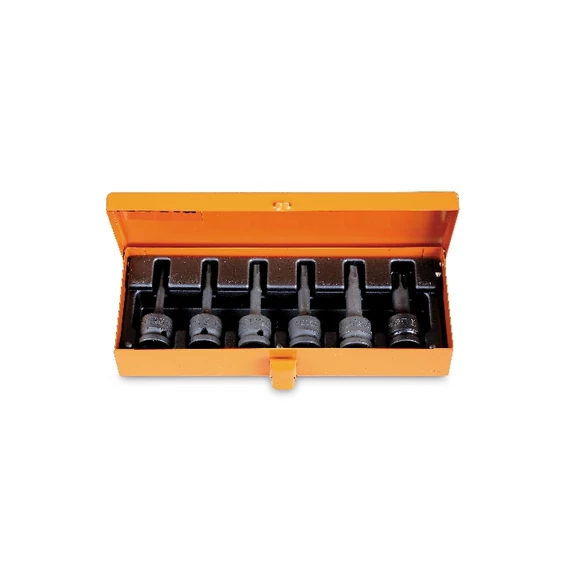 Beta 720TX/C6 6 részes 1/2&quot; gépi Torx® dugókulcs készlet fémdobozban
