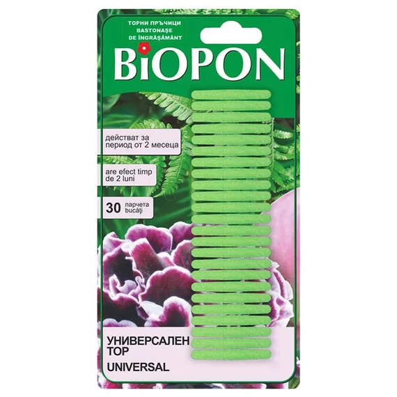 Biopon univerzális táprúd 30db/bliszter