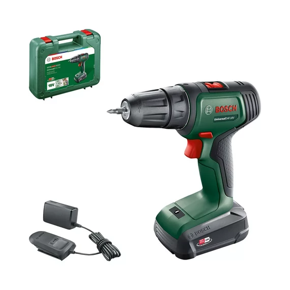 Bosch akkus fúró-csavarozó, 18V, 40Nm (1db 2.5Ah akku és töltővel)